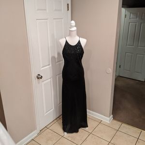 Black evening gown